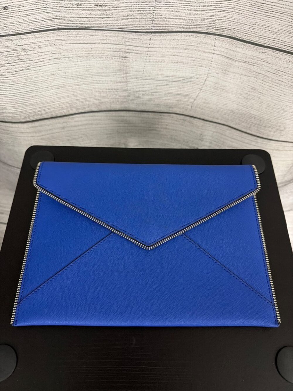 NWOT Rebecca Minkoff Blue Leo Envelope Clutch
